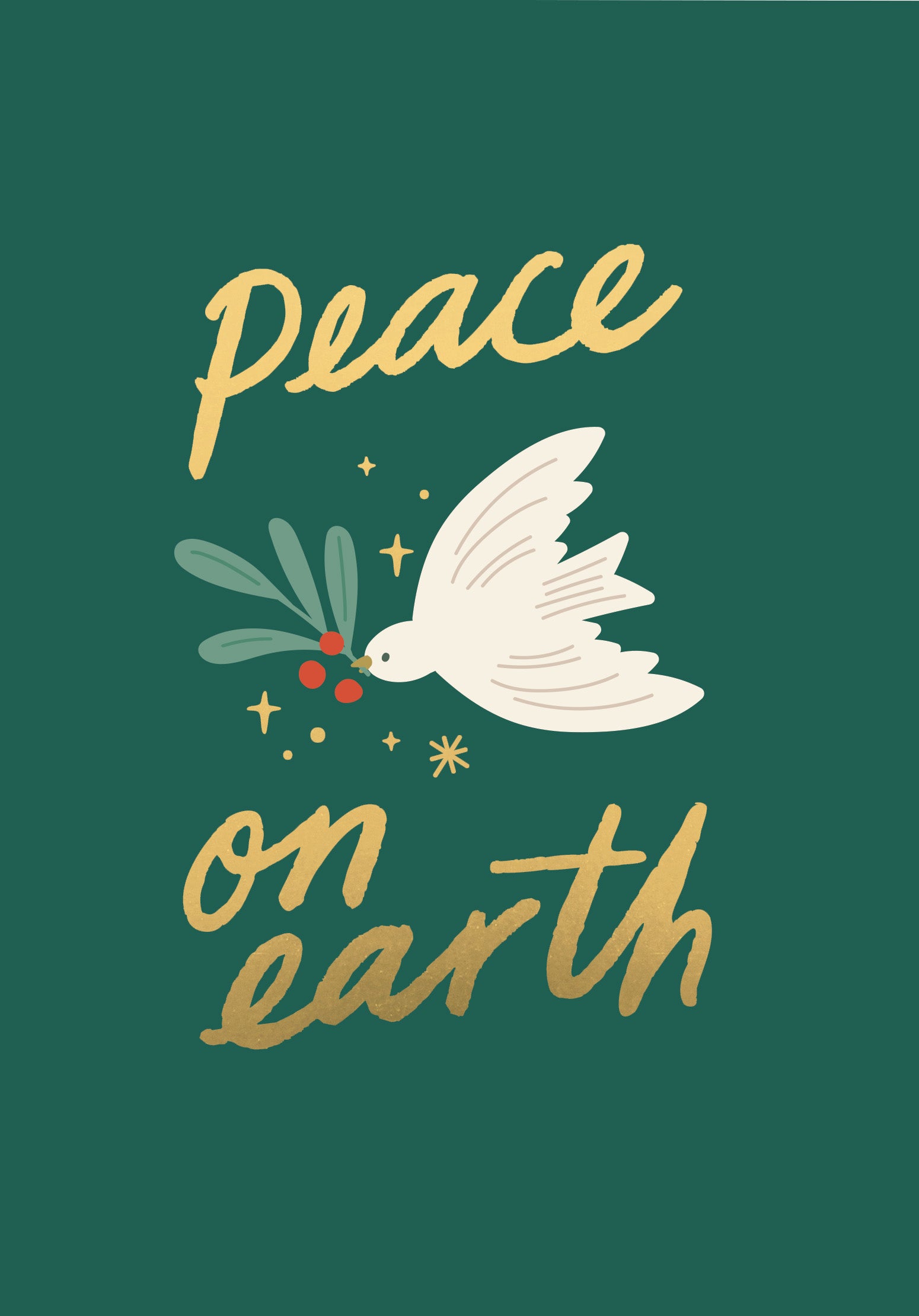 Christmas 23 Greeting Card - Peace